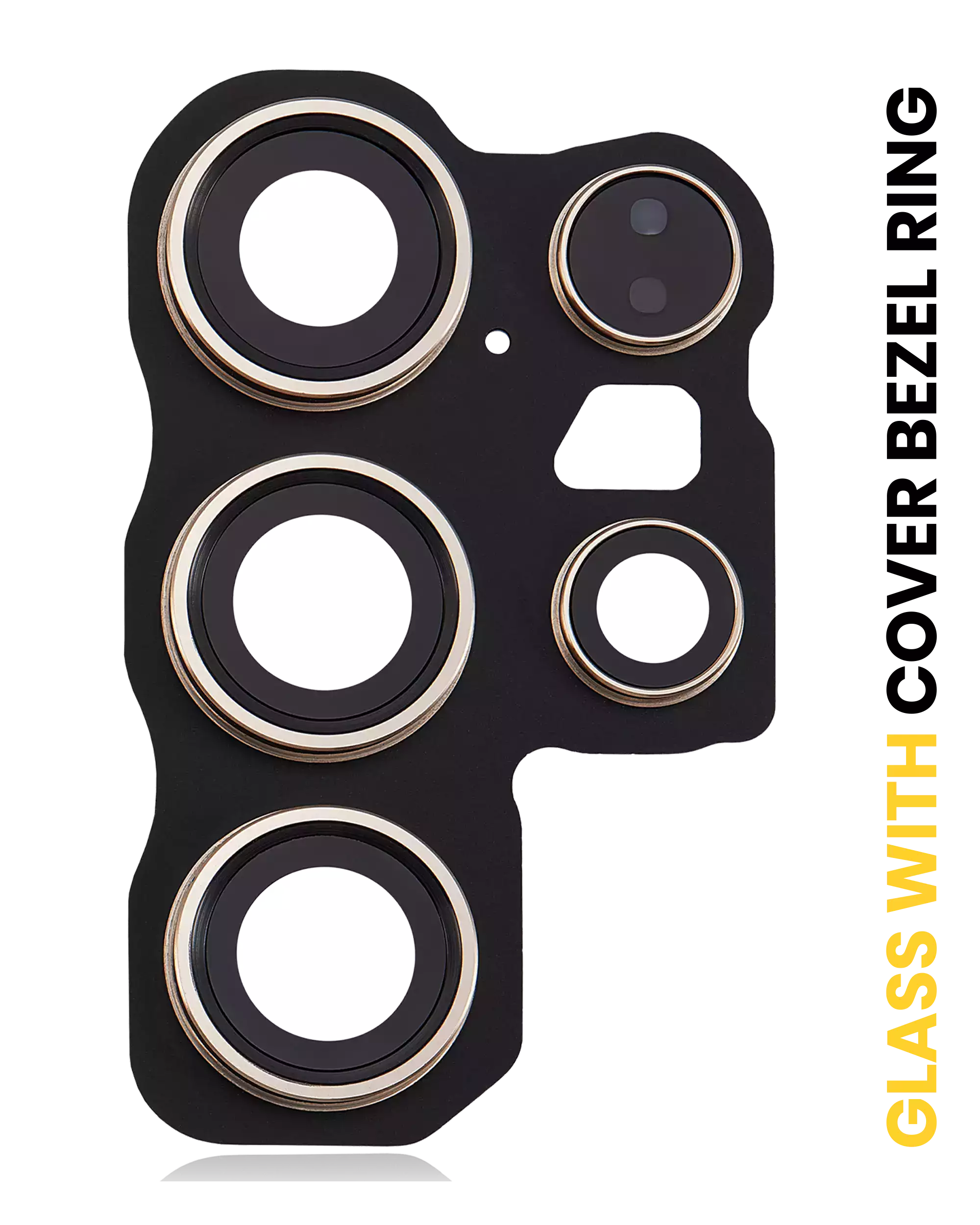 Kameralinse hinten inkl. Abdeckung & Ring für Samsung Galaxy S24U (Titan Gelb)