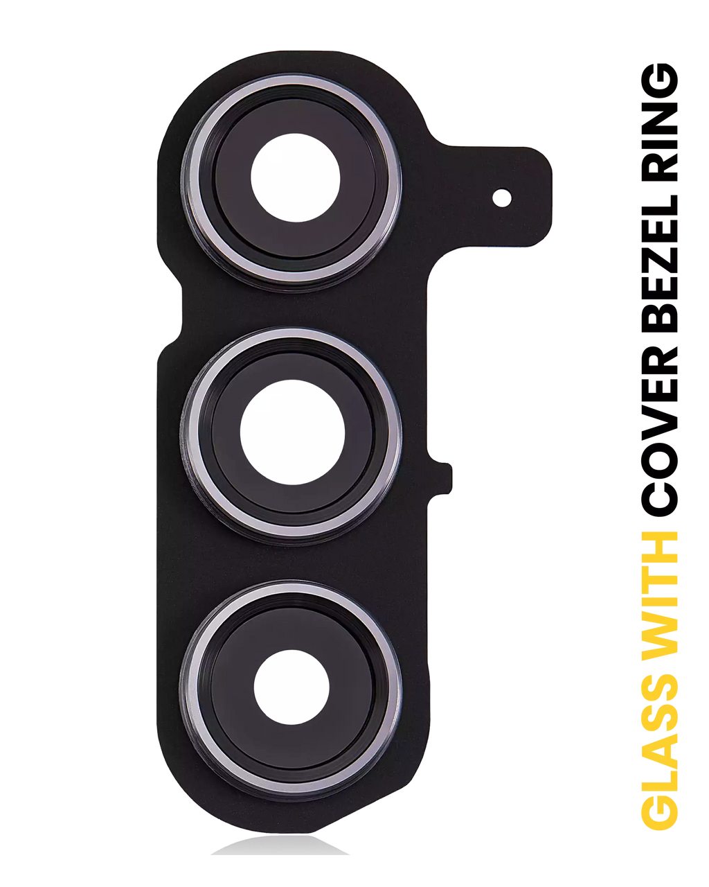 Kameralinse hinten mit Bezel-Ring und Abdeckung Samsung Galaxy S24 Plus Schwarz