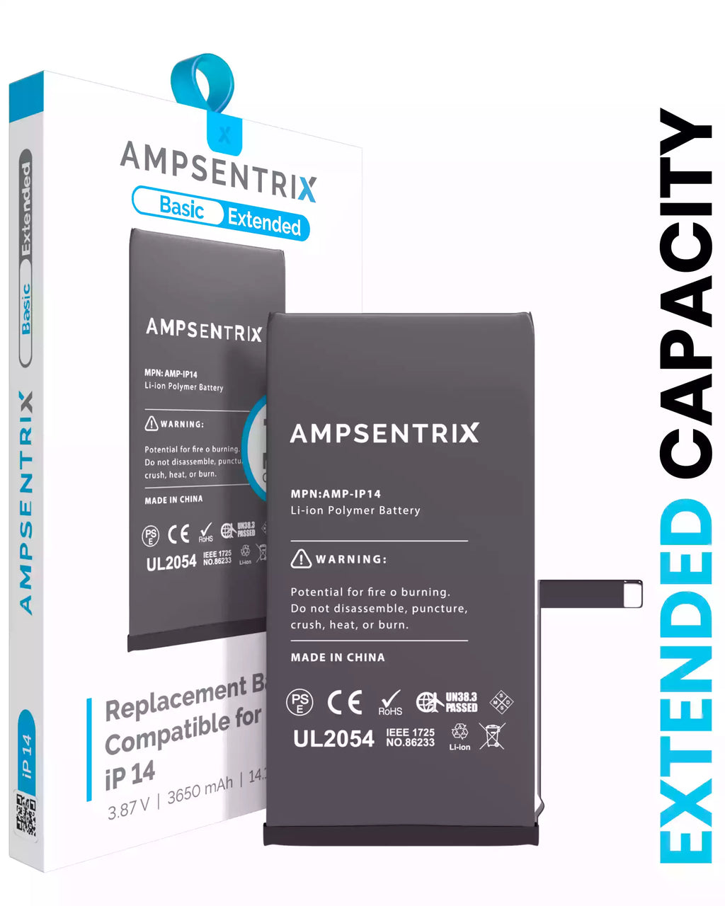 Replacement Battery for iPhone 14 (Basic Extended)