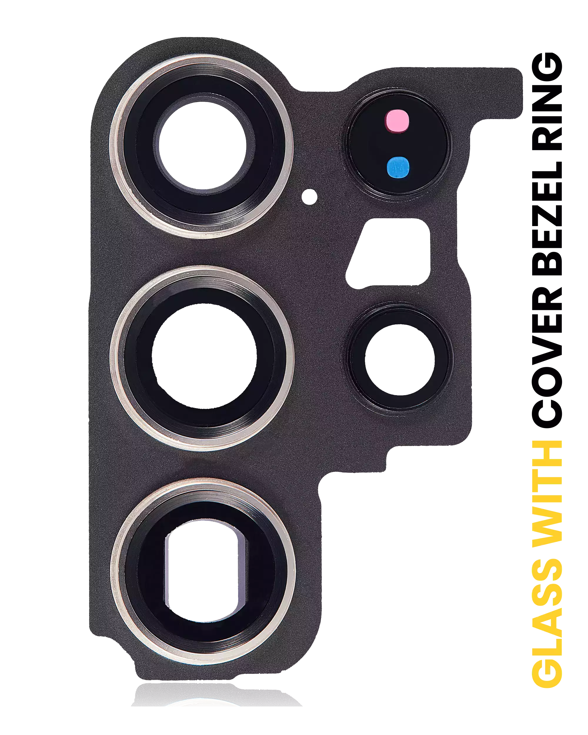 Kameralinse hinten mit Rahmen für Samsung Galaxy S23 Ultra Phantom Black