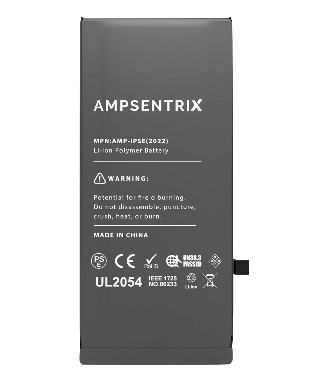Replacement battery for iPhone SE (2022) (AmpSentrix Basic Extended)