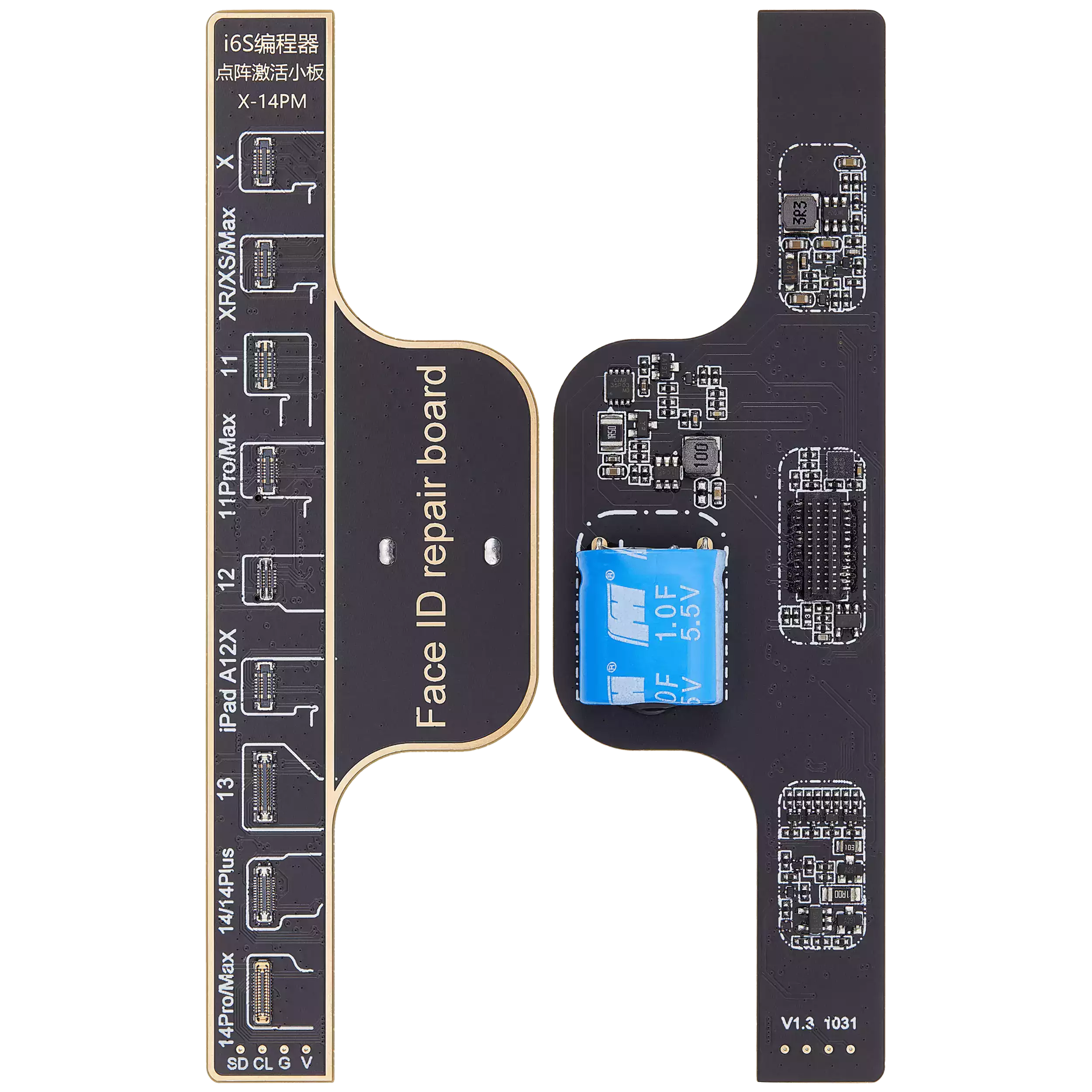 i6S - Face ID Repair Board for iPhone X to 14 Pro Max (I2C)