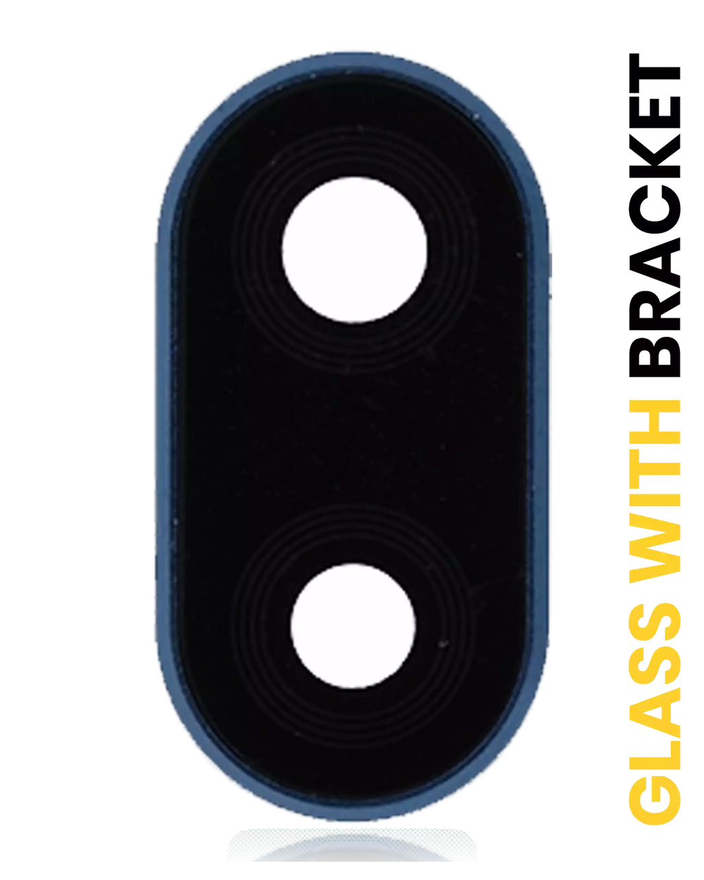 Kameralinse hinten mit Halterung für Huawei Mate 10 Lite (Blau)