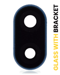Kameralinse hinten mit Halterung für Huawei Mate 10 Lite (Blau)