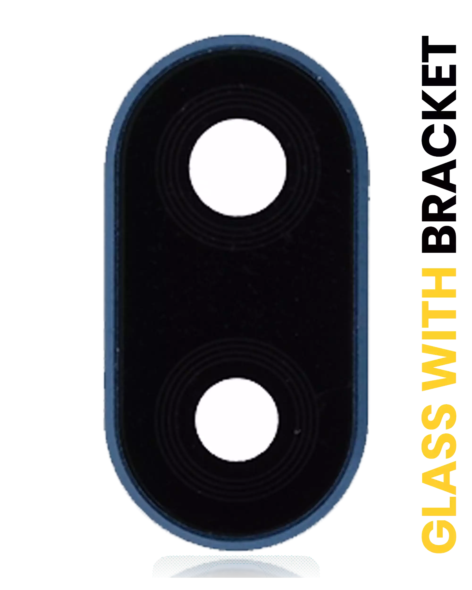 Kameralinse hinten mit Halterung für Huawei Mate 10 Lite (Blau)