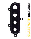 Kameralinse hinten mit Halter für Samsung Galaxy A21 (A215 / 2020) (Schwarz)
