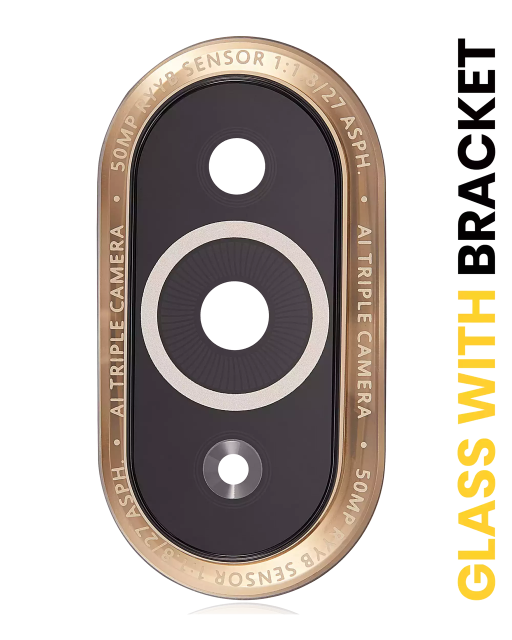 Kameralinse hinten mit Halterung für Huawei Nova 10 Pro (Gold)