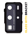 Kameralinse hinten mit Halterung für Huawei P40 Pro (Schwarz)