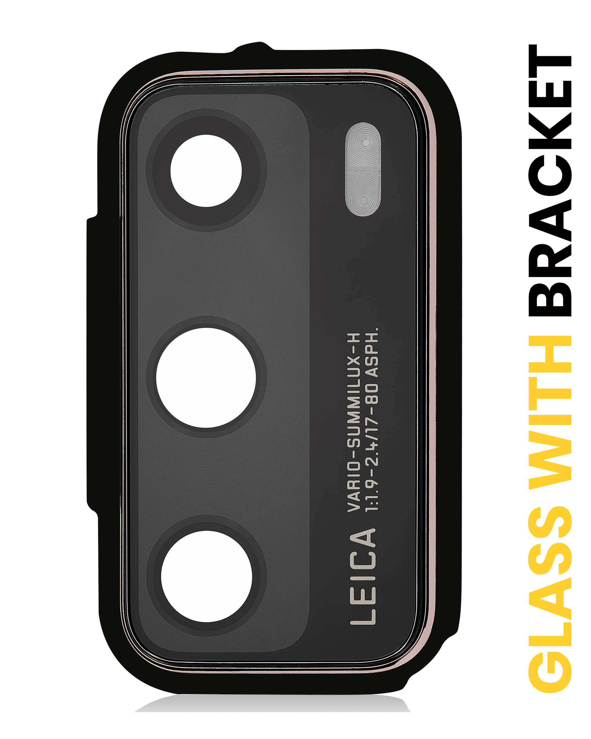 Kameralinse hinten mit Halterung für Huawei P40 (Blush Gold)