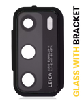 Kameralinse hinten mit Halterung für Huawei P40 (Schwarz)