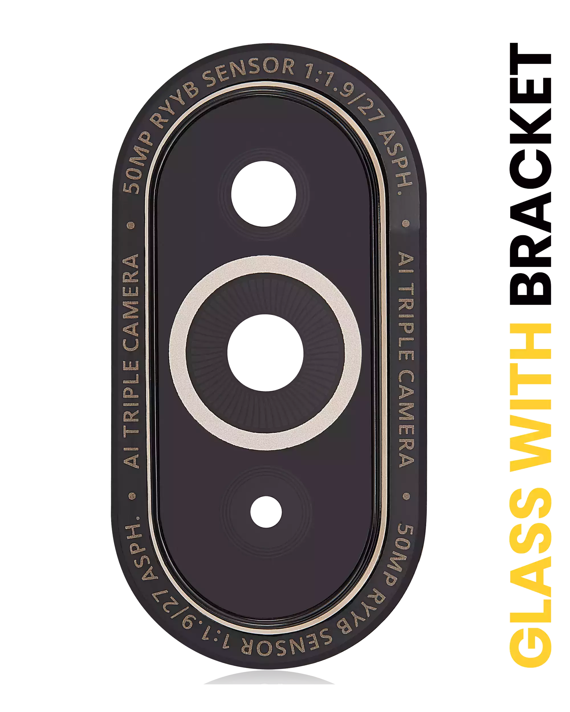 Rear Camera Lens with Holder for Huawei Nova 10 (Black)