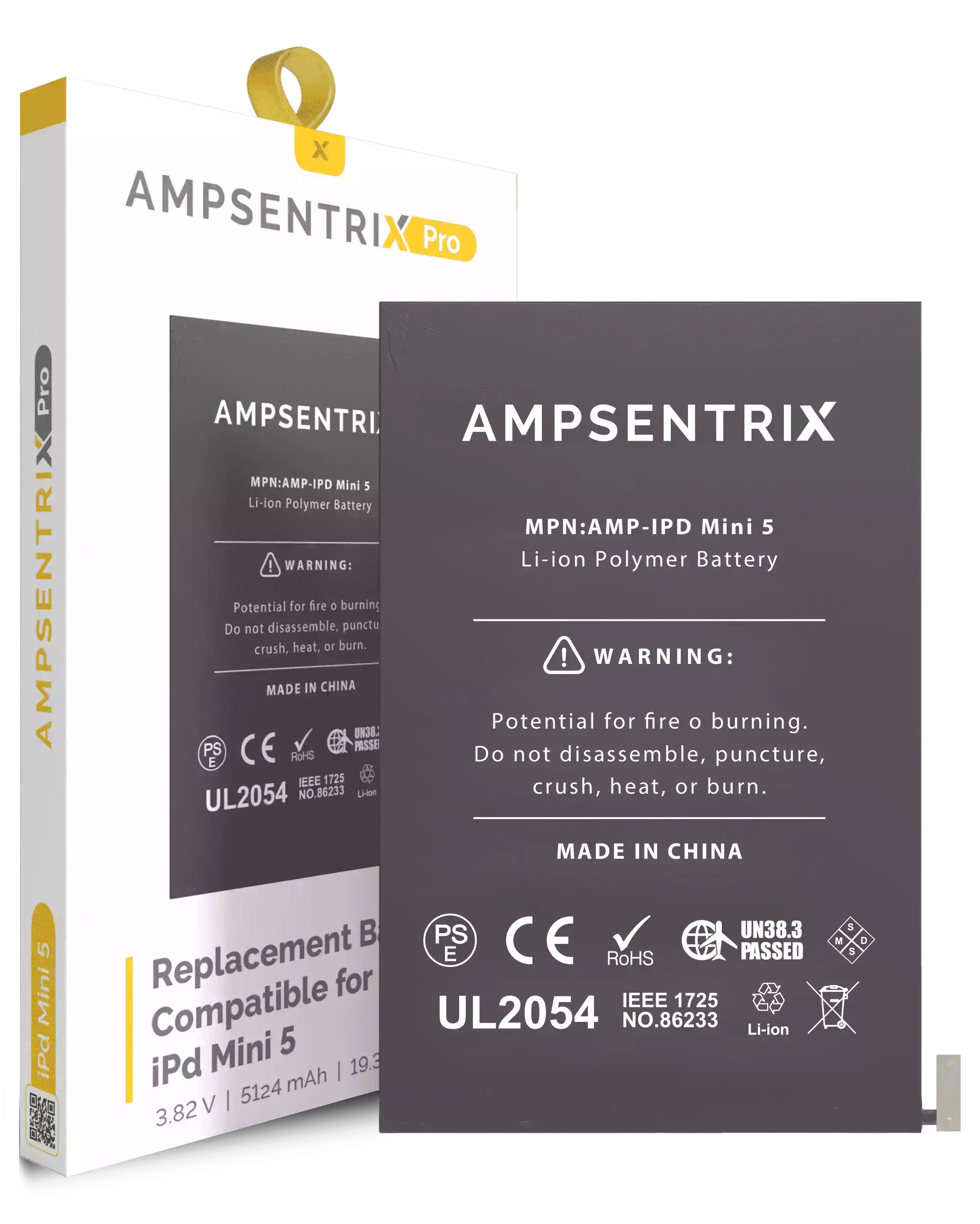 Ersatzakku für iPad Mini 5 (AmpSentrix Pro)