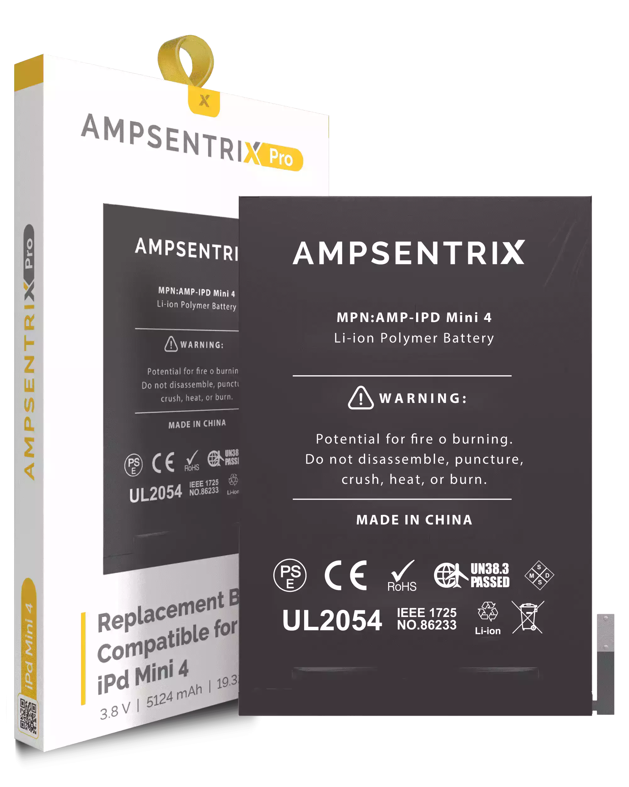 Ersatzakku für iPad Mini 4 (AmpSentrix Pro)