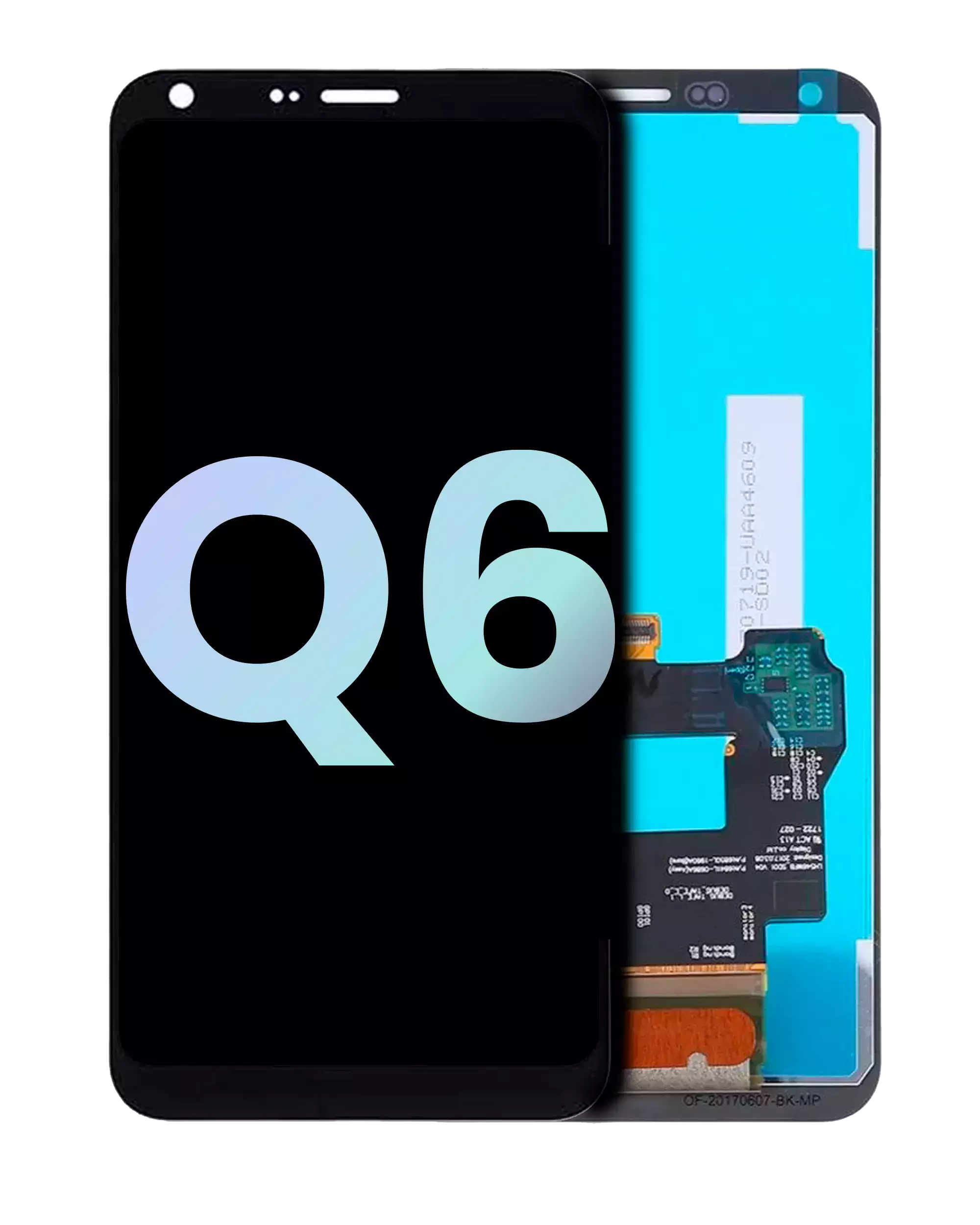 LCD-Display ohne Rahmen für LG Q6 (Original OEM) (Alle Farben)