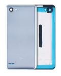 Backcover für LG Q6 mit Fingerabdrucksensor (Original OEM) (Ice Platinum Silver)