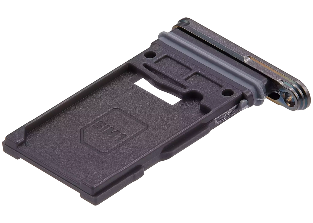 Single SIM Card Tray for Samsung Galaxy S24 Ultra 5G (Titanium Black)