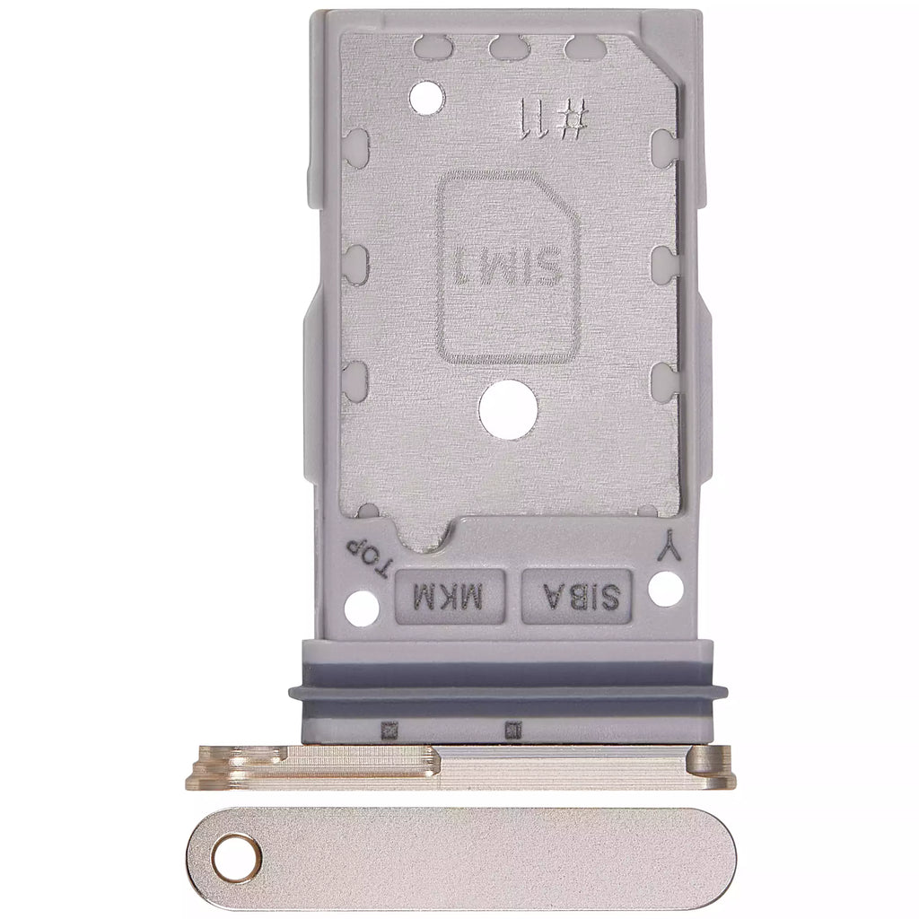 Dual-SIM-Kartenfach für Samsung Galaxy S24 5G / S24 Plus 5G (Amber Yellow)