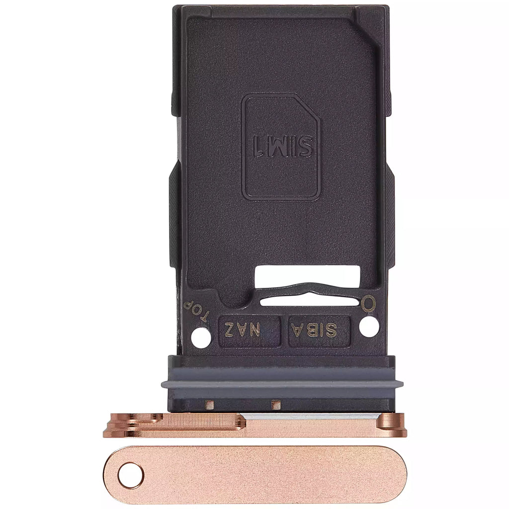 Single SIM Card Tray for Samsung Galaxy S24 5G / S24 Plus 5G (Sandstone Orange)