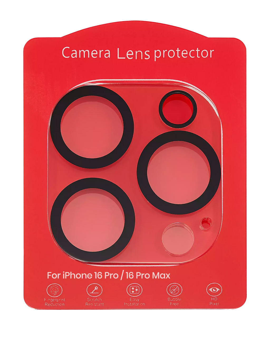 Casper Kamera-Objektivschutz für iPhone 16 Pro / 16 Pro Max (Crystal Full Cover)