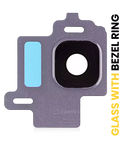 Rear Camera Lens with Frame Ring for Samsung Galaxy S8 (Orchid Gray)