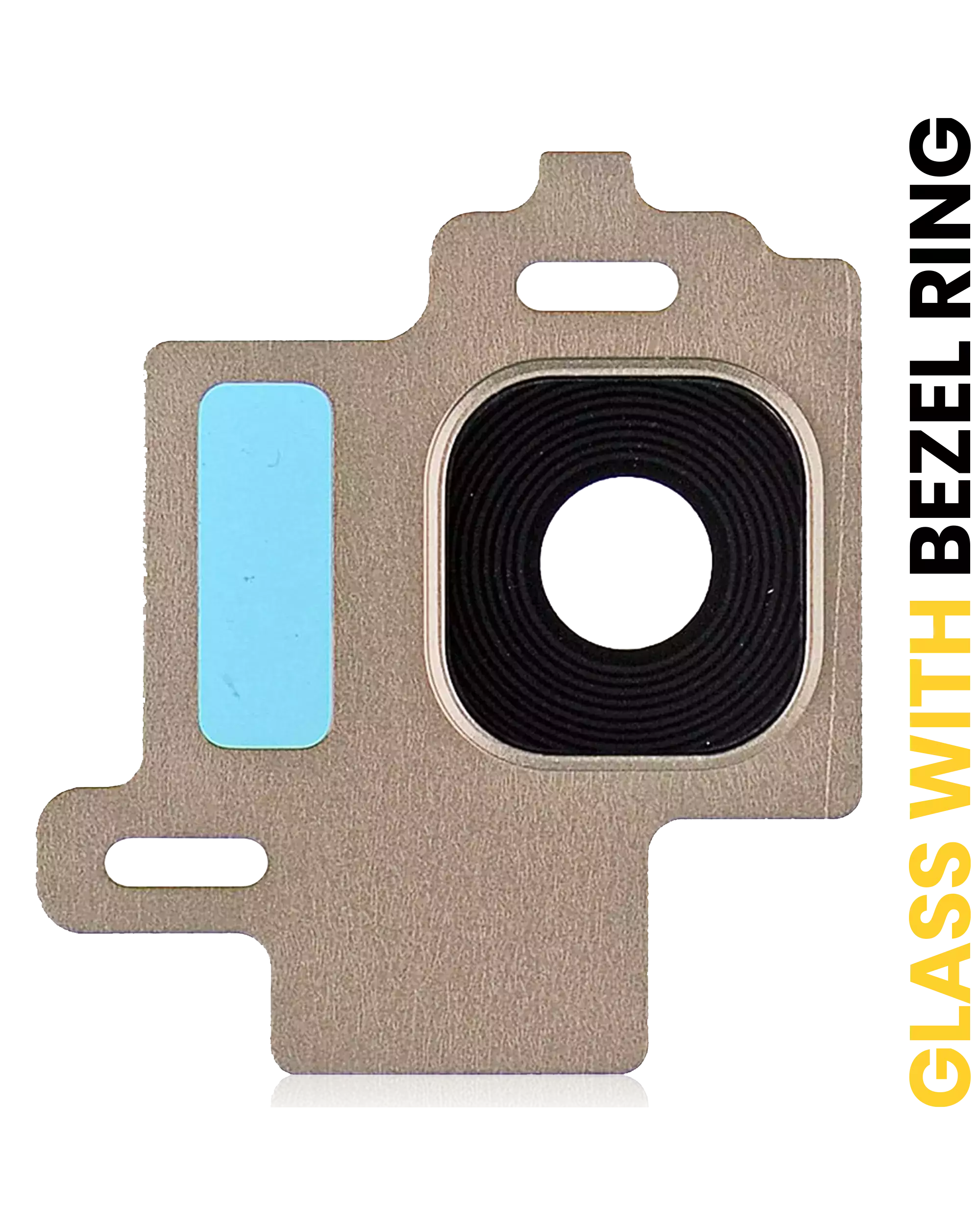 Kameralinse hinten mit Rahmenring für Samsung Galaxy S8 (Gold)