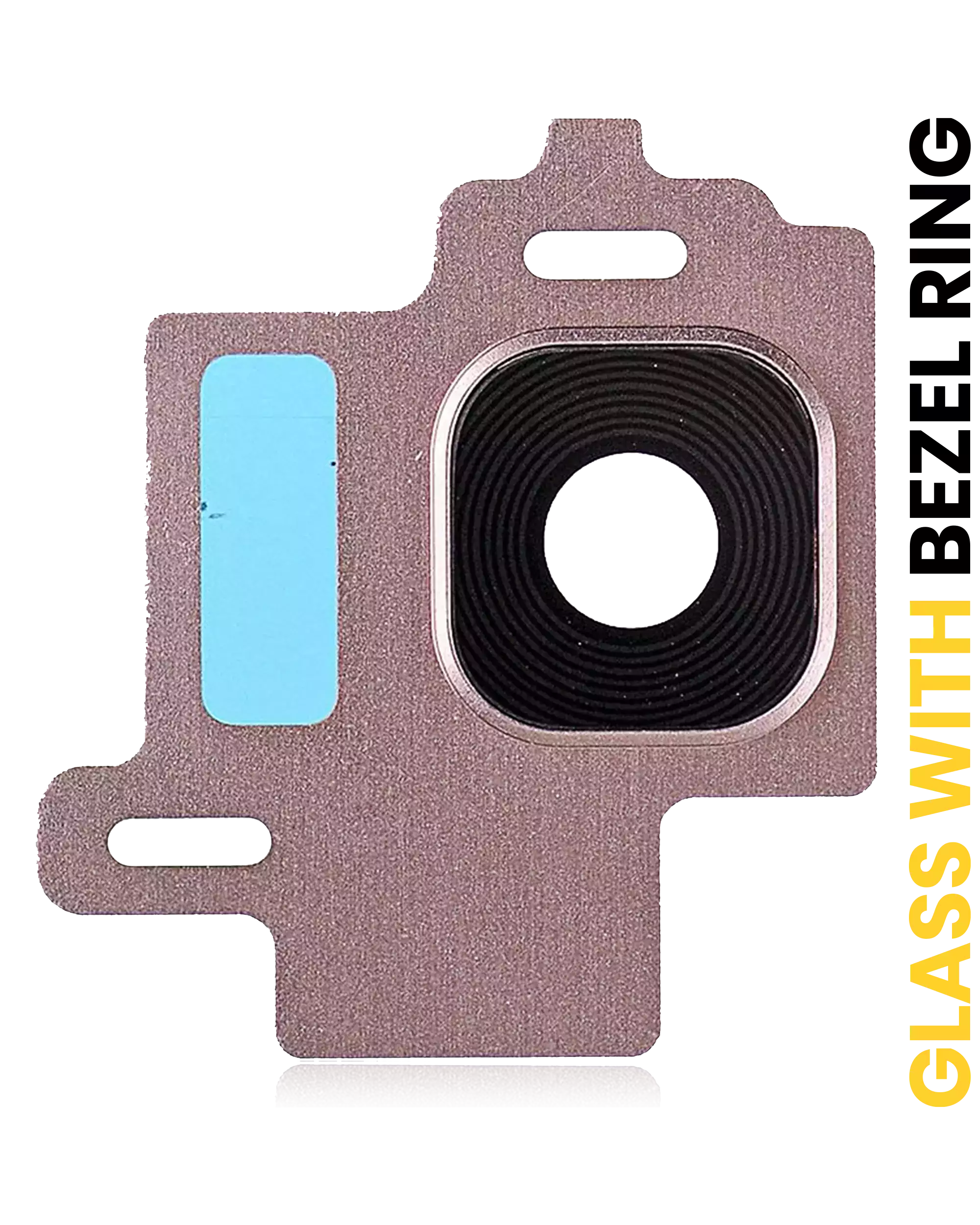 Kameralinse hinten mit Zierring für Samsung Galaxy S8 (Rose Gold)