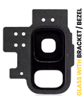 Kameralinse hinten mit Halterung + Rahmen Samsung Galaxy S9 Midnight Schwarz