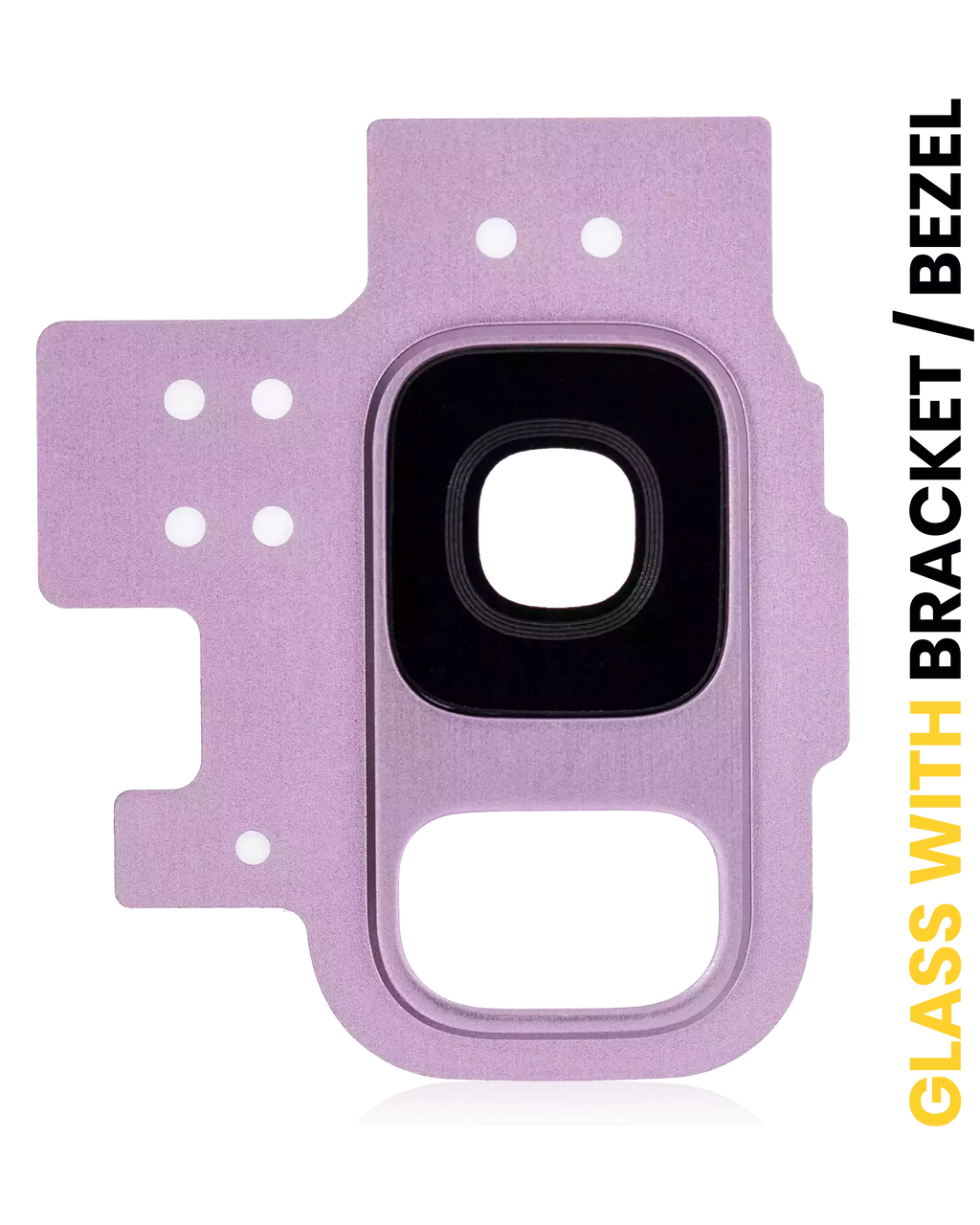 Kameralinse hinten mit Halterung/Rahmen für Samsung Galaxy S9 (Lilac Purple)