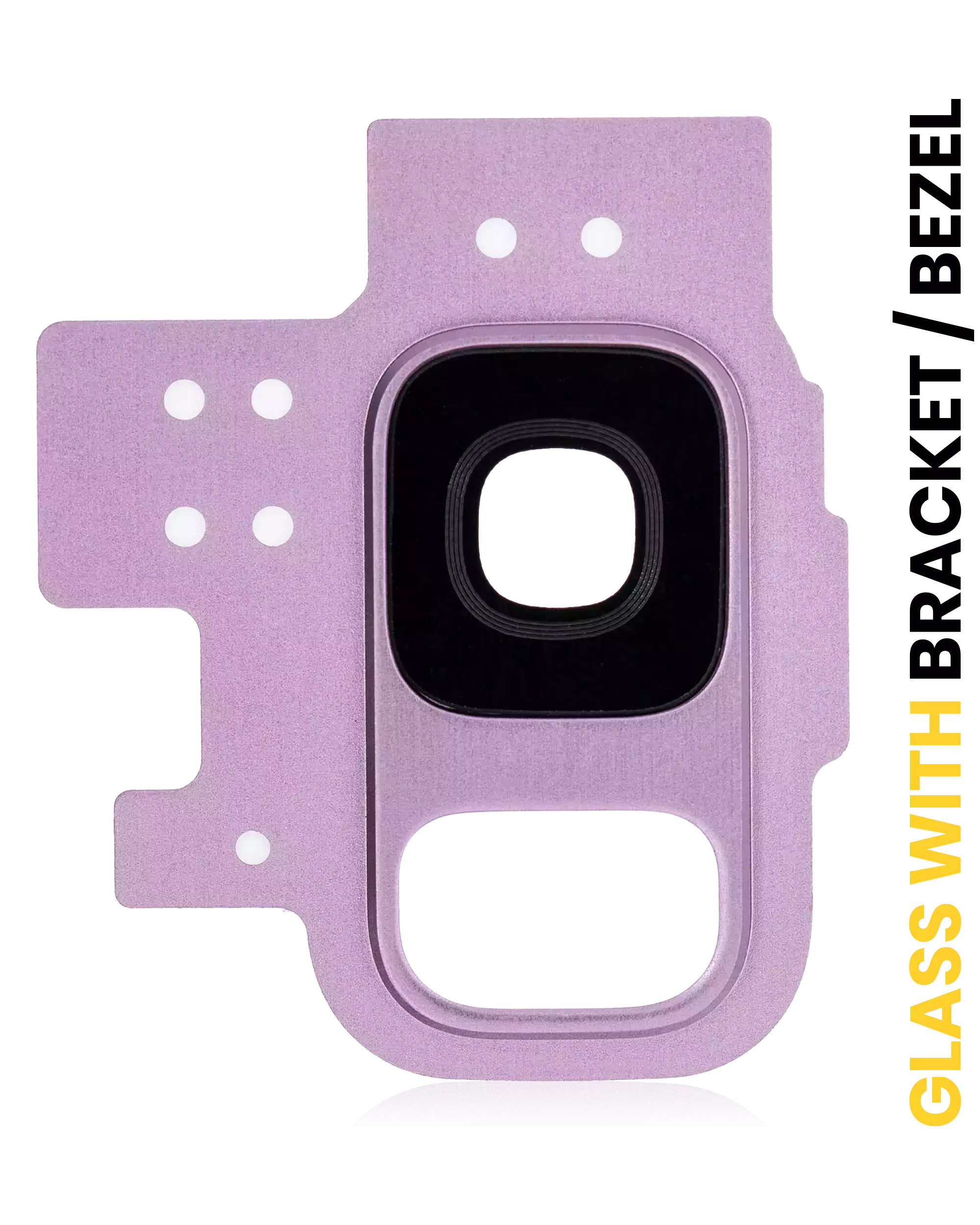 Kameralinse hinten mit Halterung/Rahmen für Samsung Galaxy S9 (Lilac Purple)