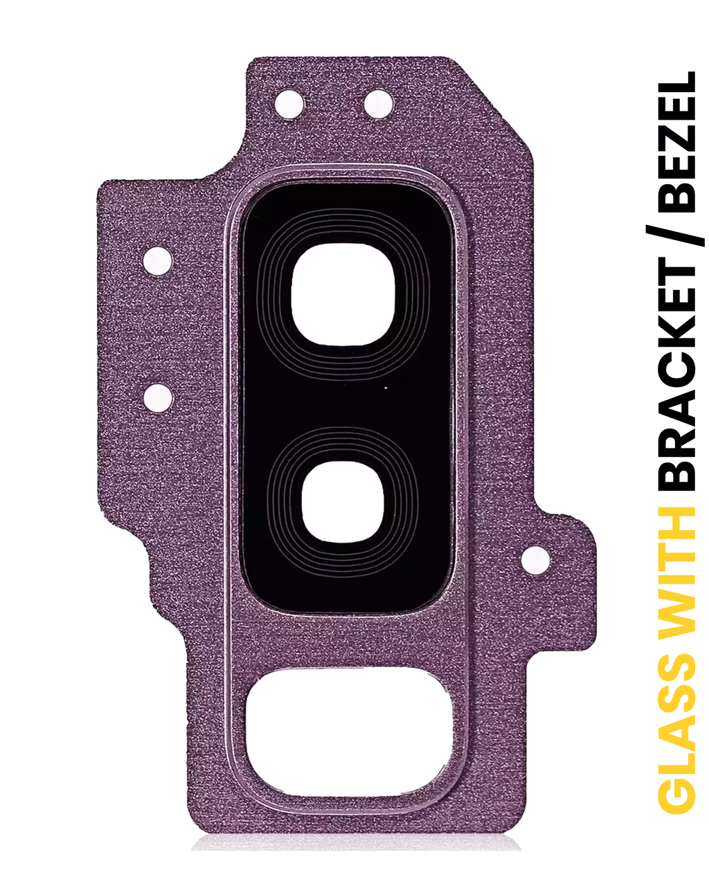 Rear Camera Lens with Holder/Frame for Samsung Galaxy S9 Plus (Purple)