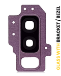 Rear Camera Lens with Holder/Frame for Samsung Galaxy S9 Plus (Purple)