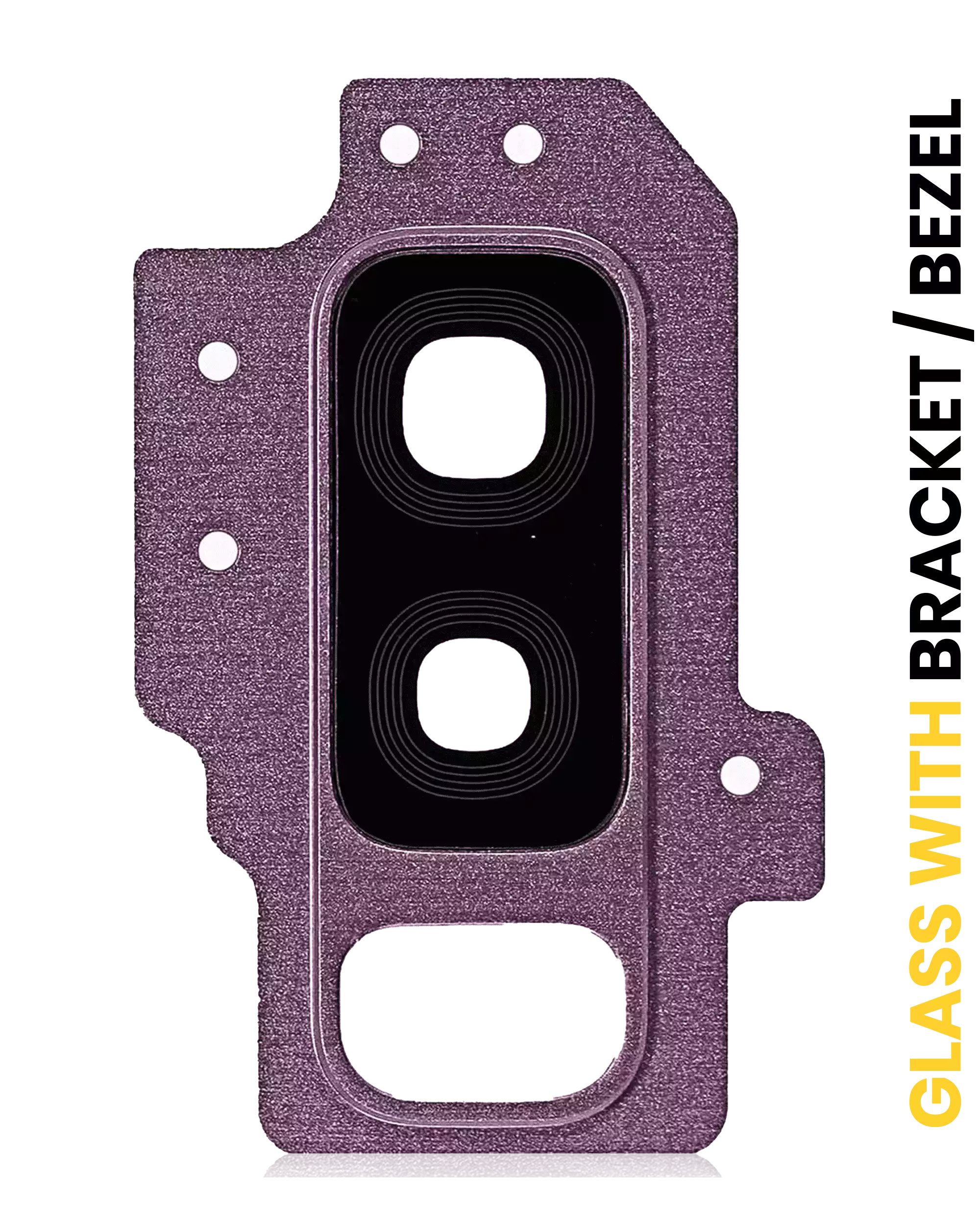 Rear Camera Lens with Holder/Frame for Samsung Galaxy S9 Plus (Purple)
