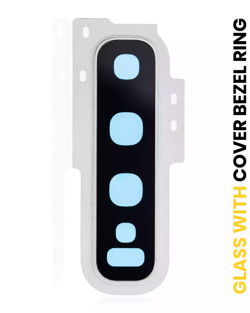 Rear Camera Lens with Bezel for Samsung Galaxy S10 (Prism White)