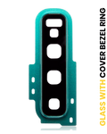 Samsung Galaxy S10 Kameralinse hinten mit Abdeckung & Rahmenring, Prism Green