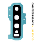 Kameralinse hinten mit Abdeckrahmen für Samsung Galaxy S10 Plus (Prism Green)