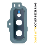 Rear camera lens with cover and aperture ring for Samsung Galaxy S10e (Prism Green)