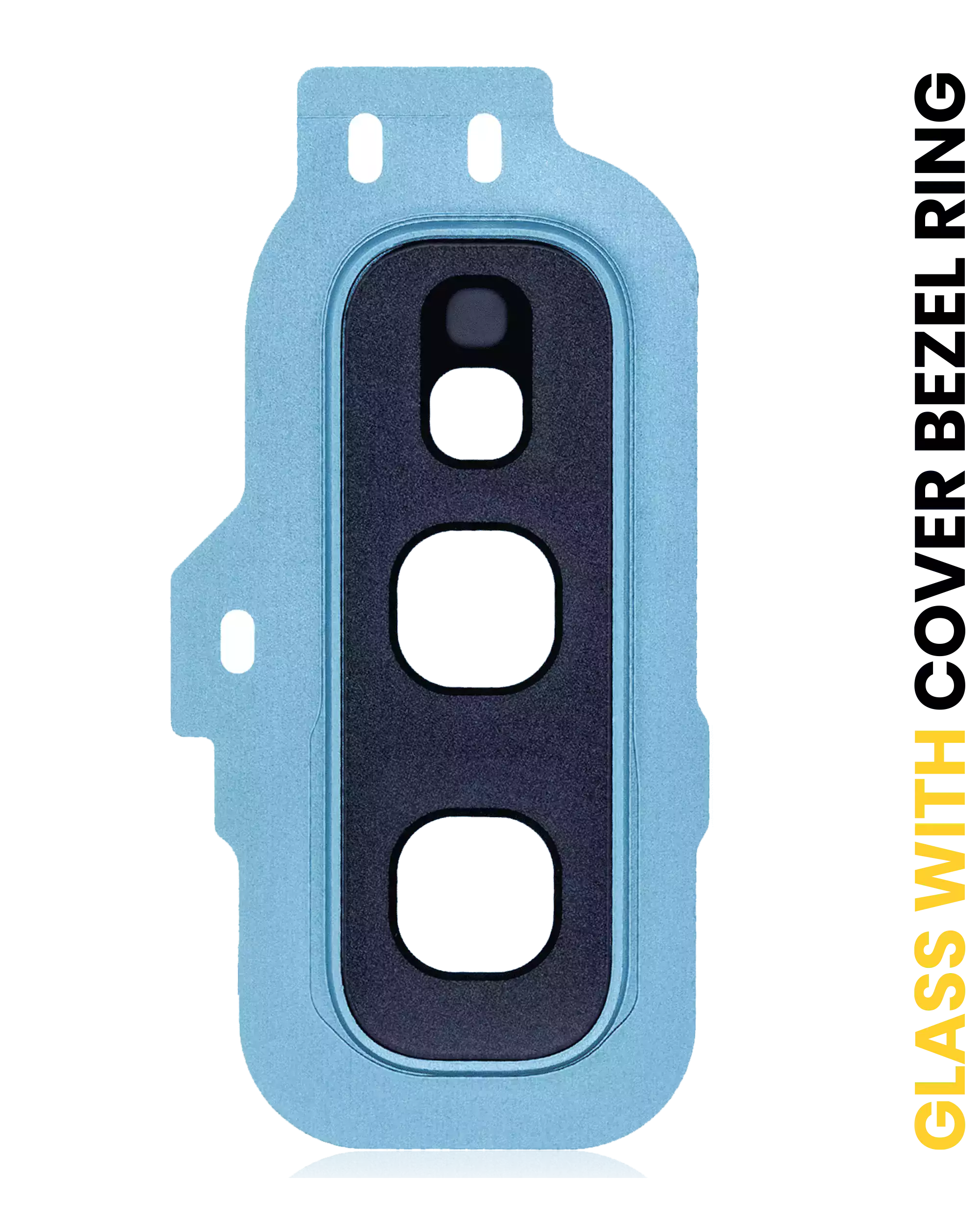 Rear Camera Lens with Cover and Frame Ring for Samsung Galaxy S10E (Prism Blue)