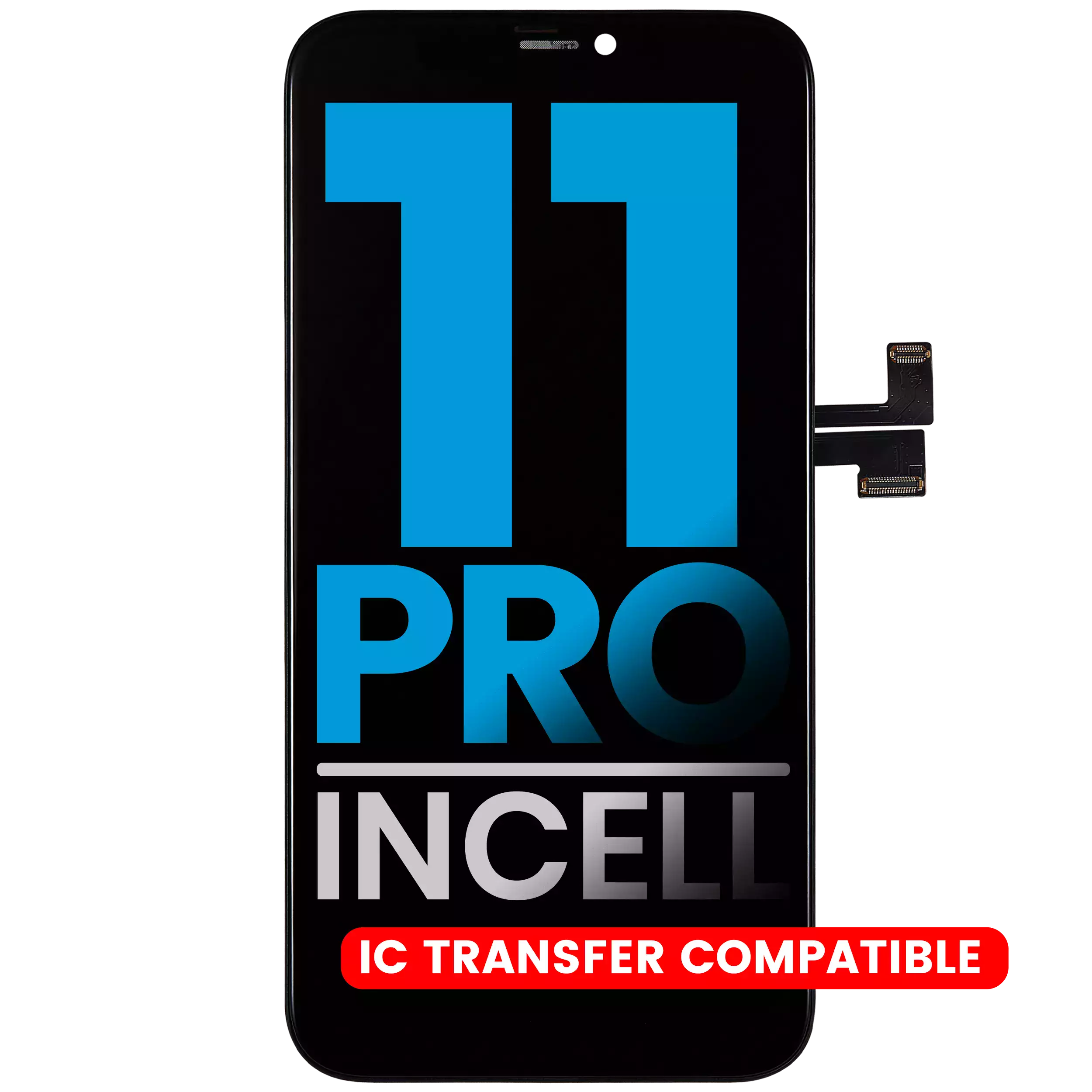 LCD-Display für iPhone 11 Pro (Aftermarket: AQ7 / Incell)