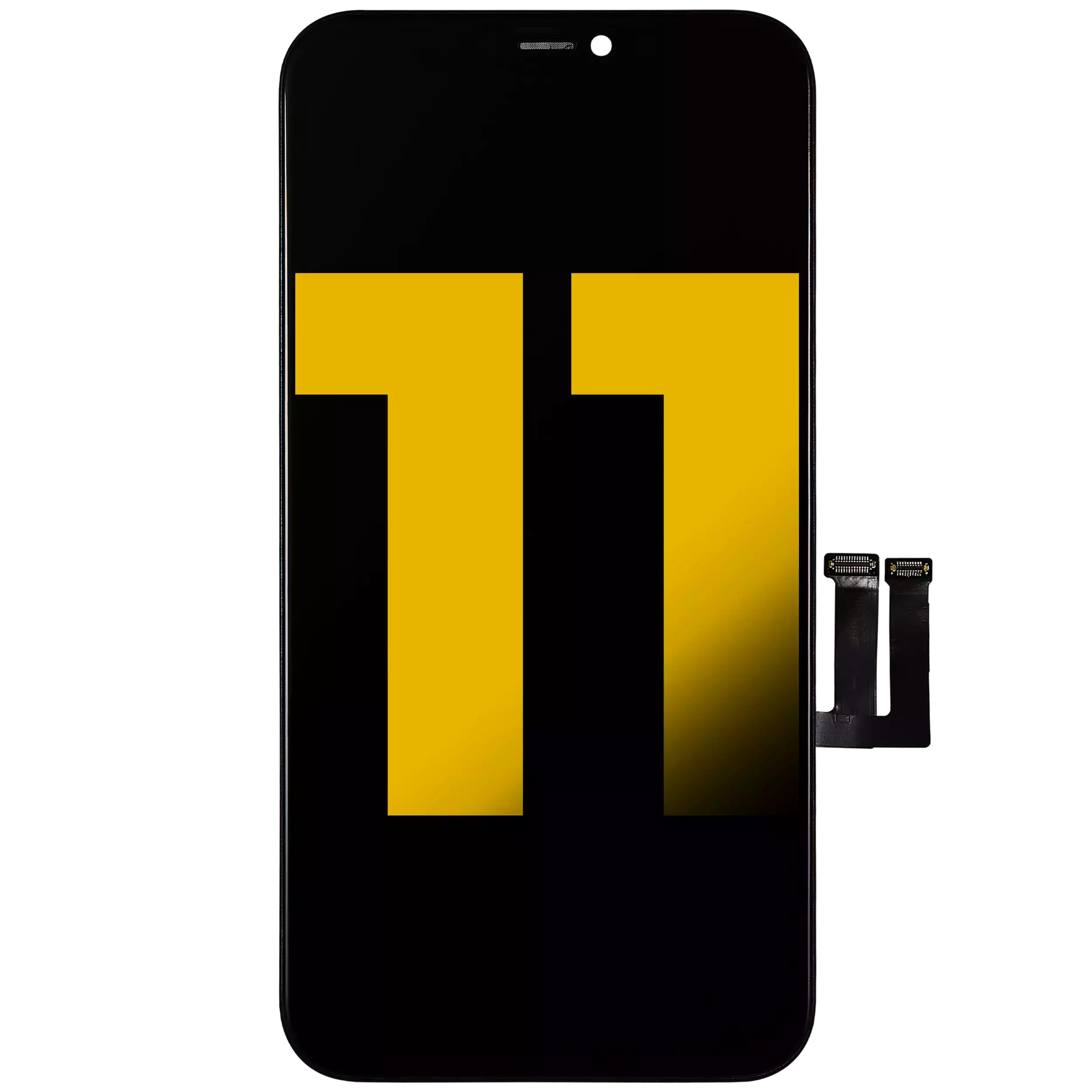 LCD Display with Pre-Installed Steel Plate for iPhone 11 (Refurbished)