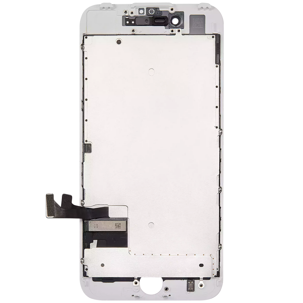 LCD-Display mit Stahlplatte für iPhone 7 (Refurbished) (Weiß)