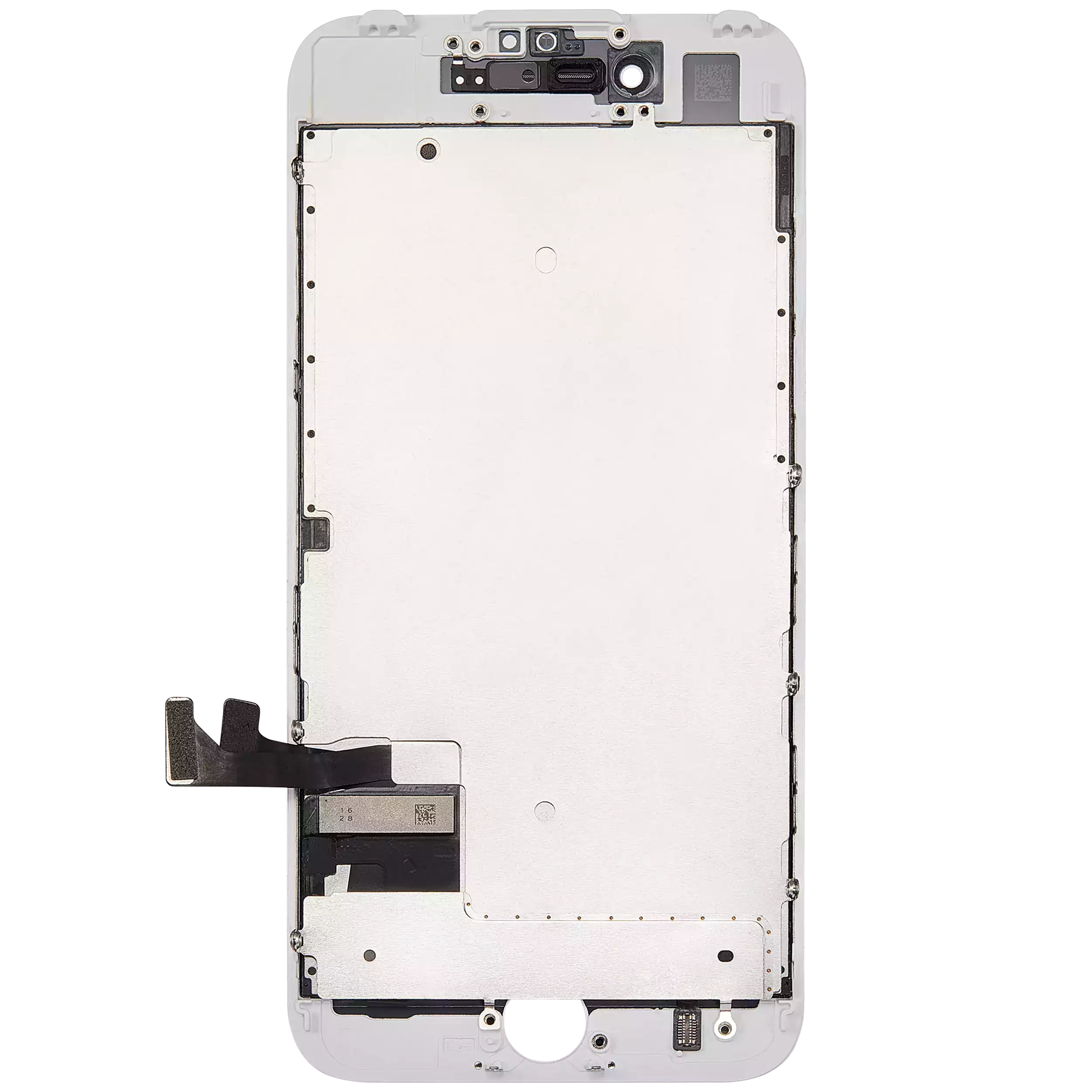 LCD-Display mit Stahlplatte für iPhone 7 (Refurbished) (Weiß)
