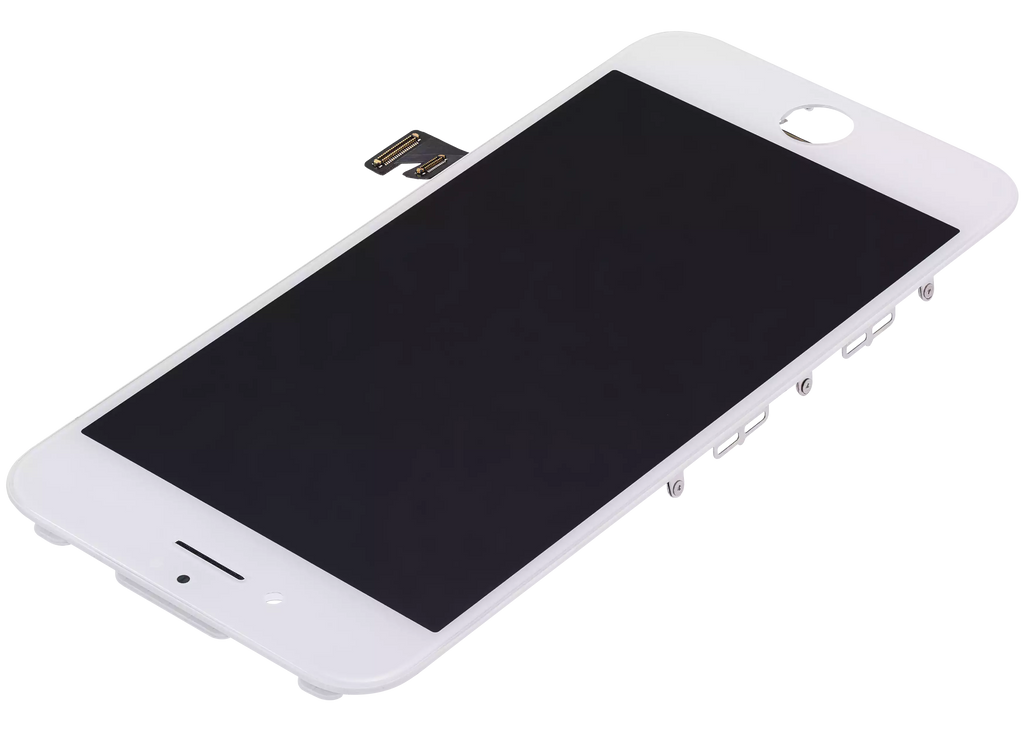 LCD-Display mit Stahlplatte für iPhone 7 (Refurbished) (Weiß)