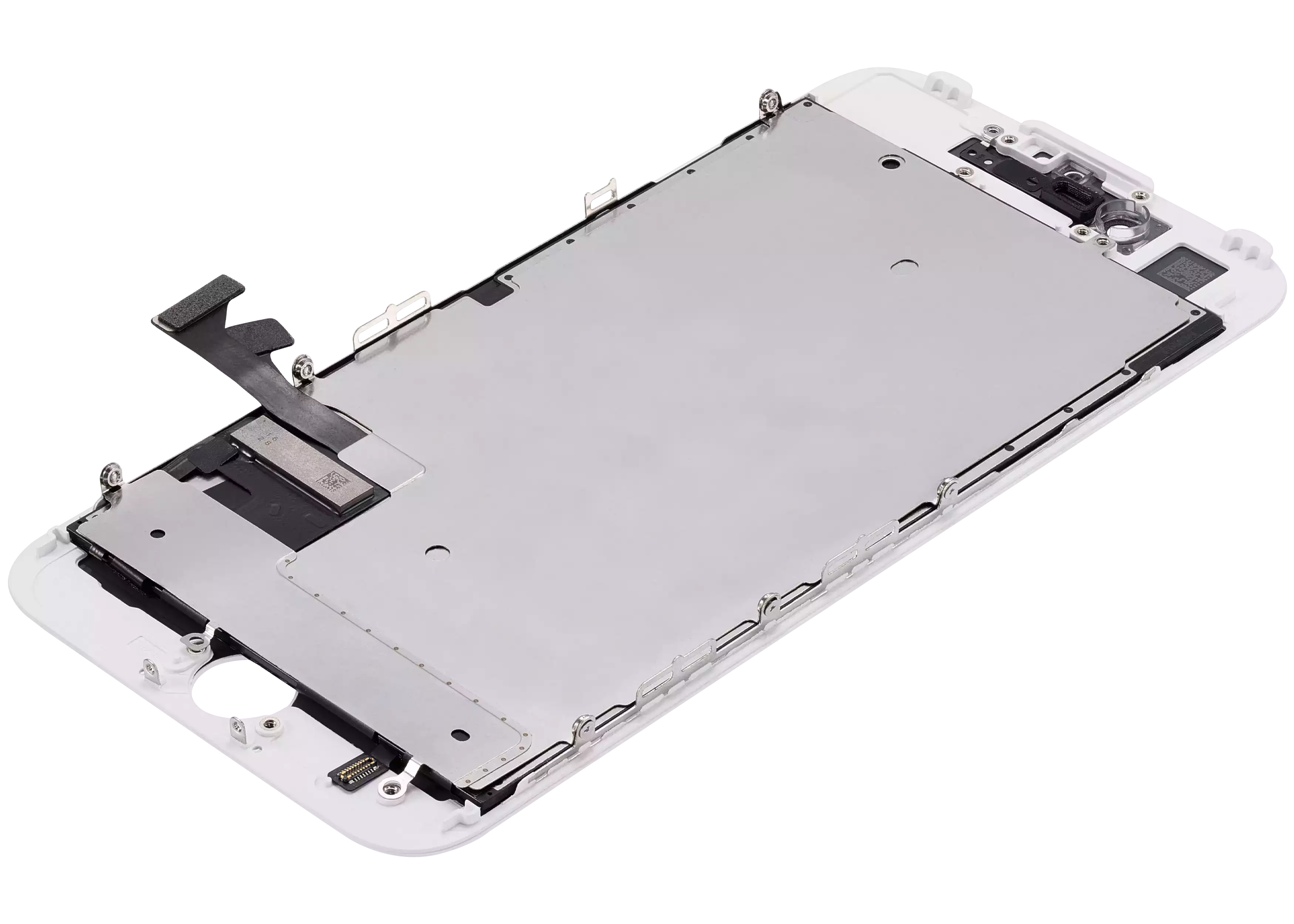 LCD-Display mit Stahlplatte für iPhone 7 (Refurbished) (Weiß)