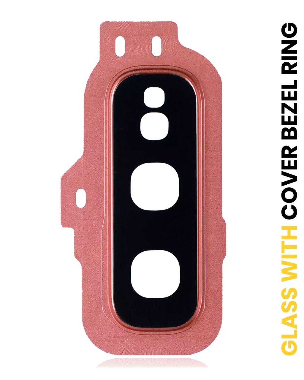 Kameralinse hinten mit Abdeckung und Rahmenring für Samsung Galaxy S10E (Flaming