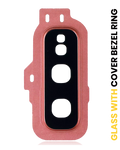 Kameralinse hinten mit Abdeckung und Rahmenring für Samsung Galaxy S10E (Flaming