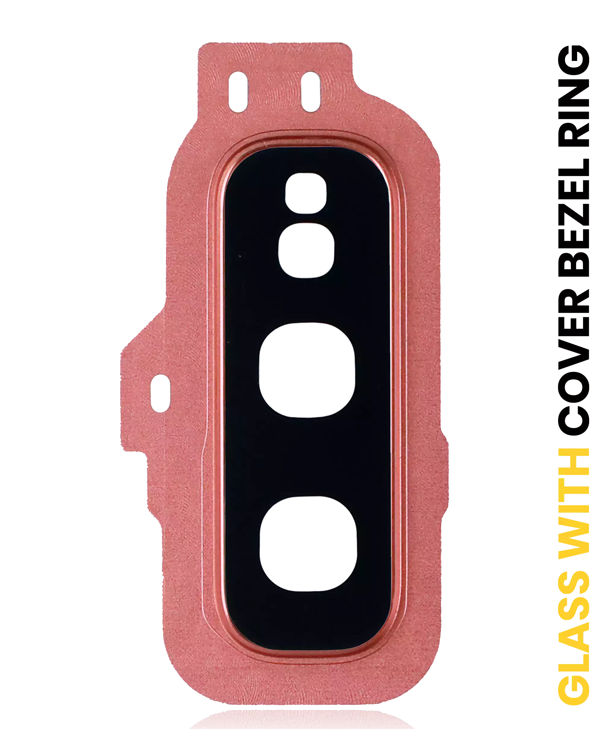 Kameralinse hinten mit Abdeckung und Rahmenring für Samsung Galaxy S10E (Flaming