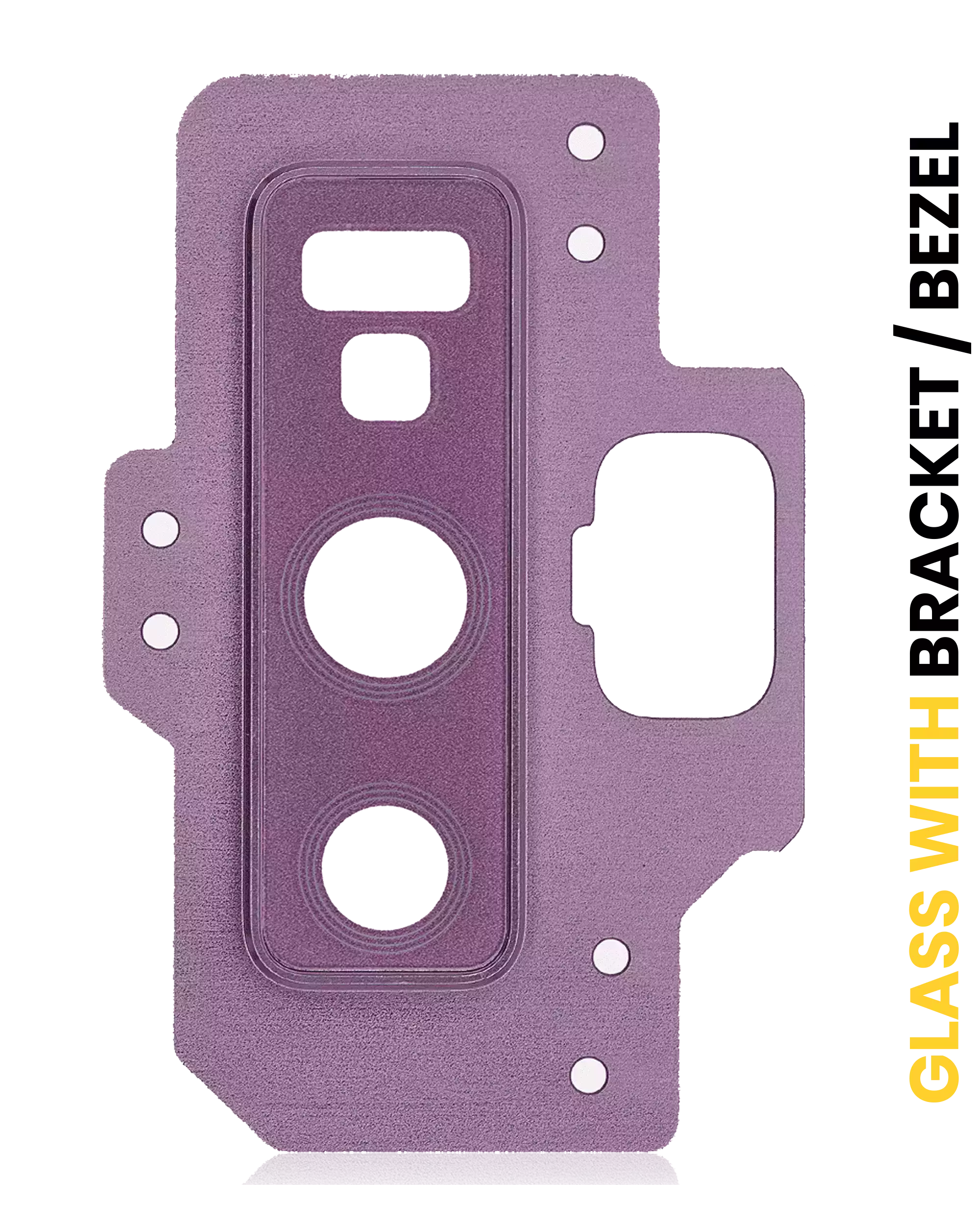 Rear Camera Lens with Holder and Frame for Samsung Galaxy Note 9 (Lavender Purple)