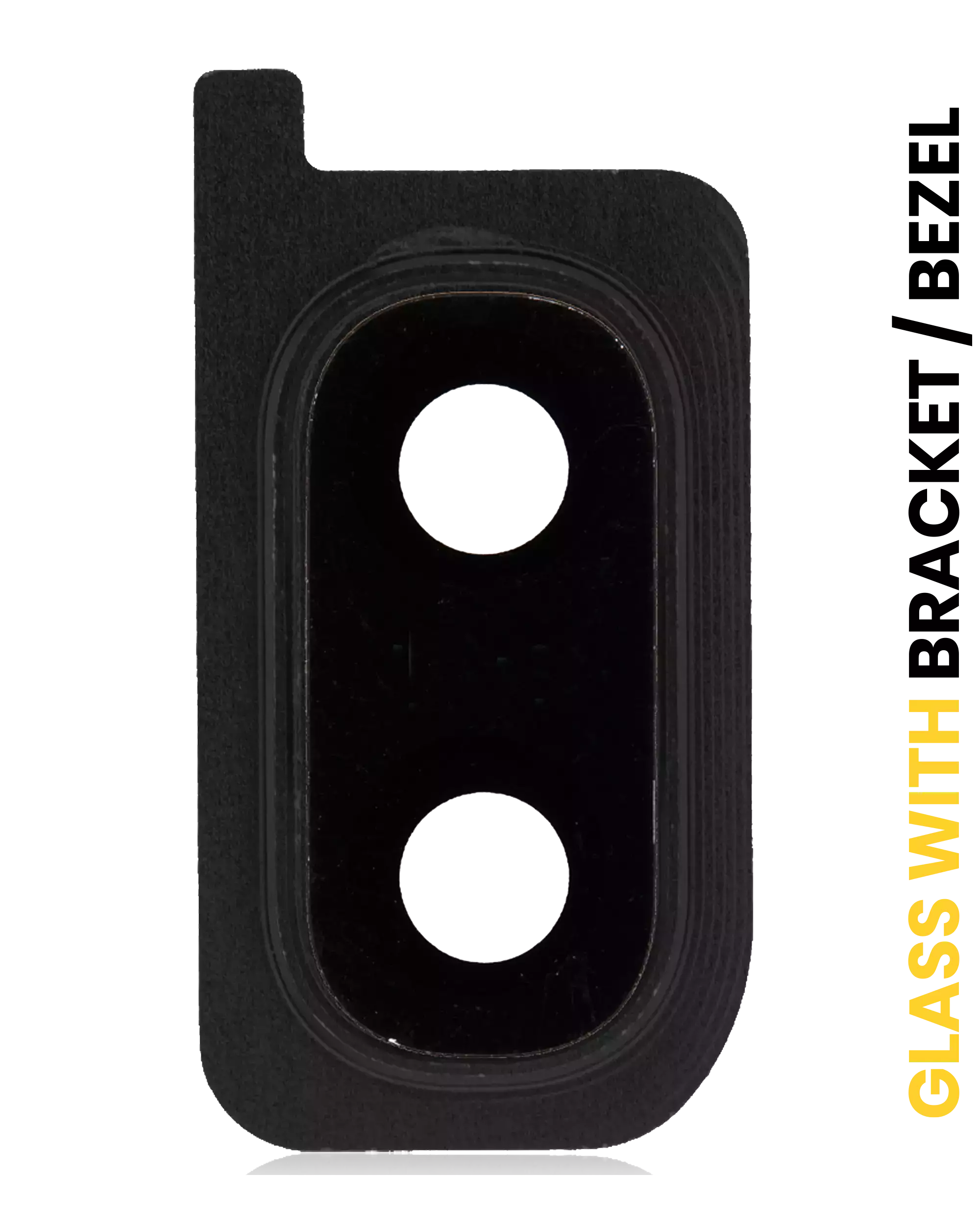 Kameralinse hinten mit Rahmen für Samsung Galaxy A20 (Schwarz)