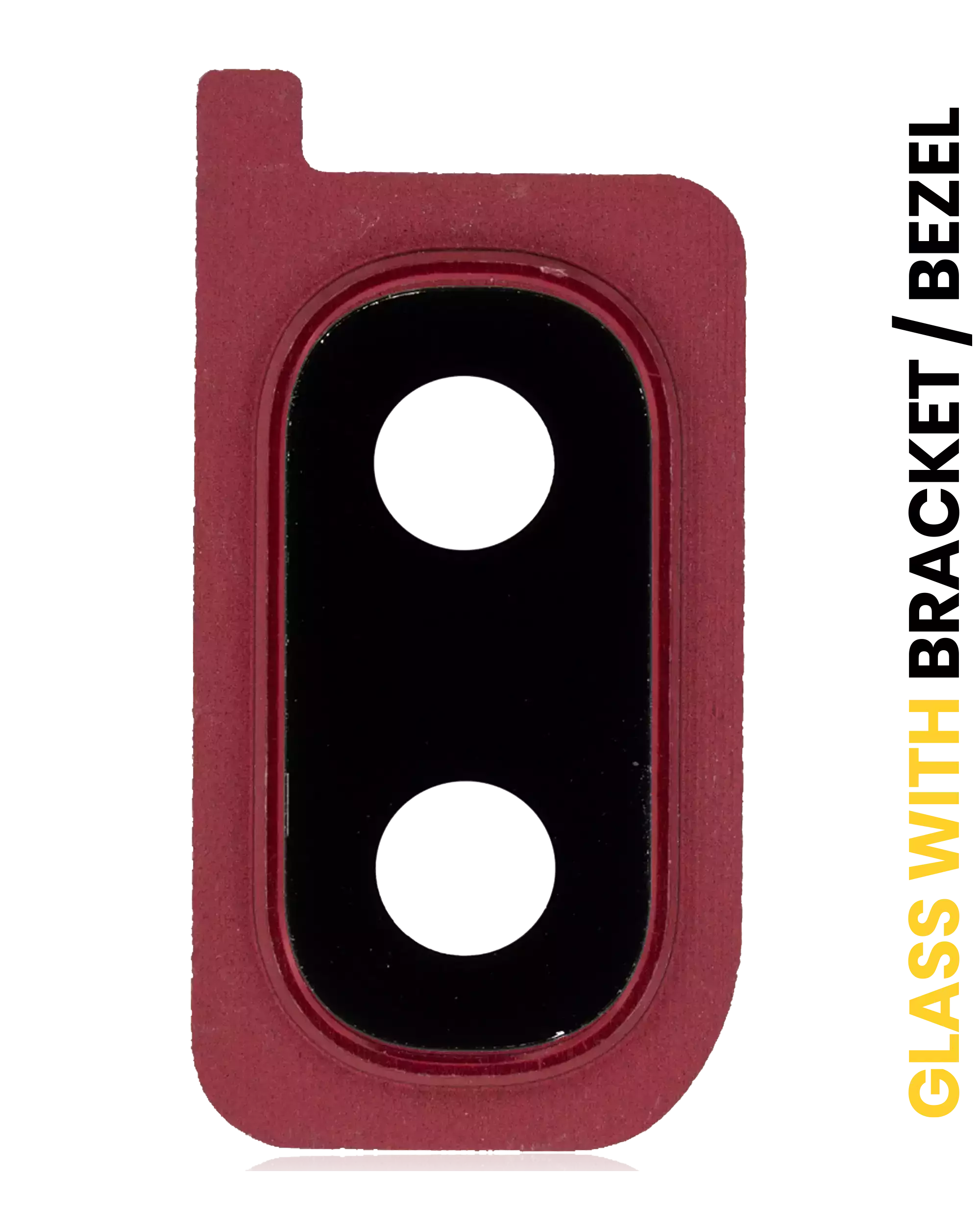 Kameralinse hinten mit Halterung/Blende für Samsung Galaxy A20 (A205 / 2019) (Rot)