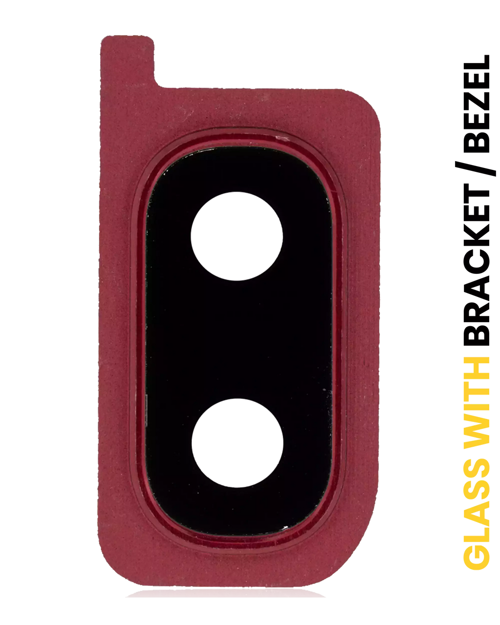 Kameralinse hinten mit Halterung/Blende für Samsung Galaxy A20 (A205 / 2019) (Rot)